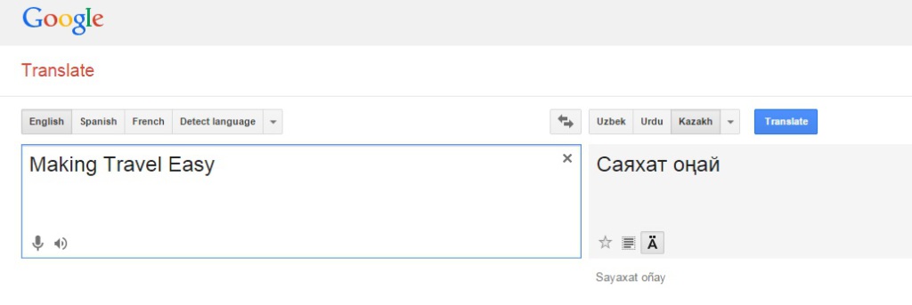 google translate